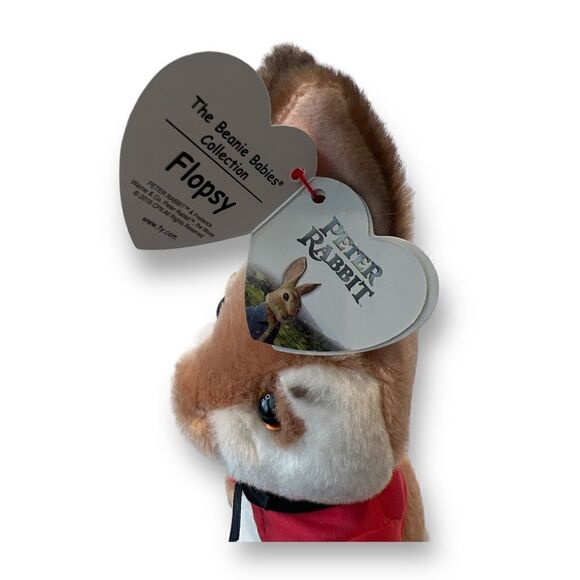 Ty Beanie Babies Flopsy Peter Rabbit - Picture 5 of 5